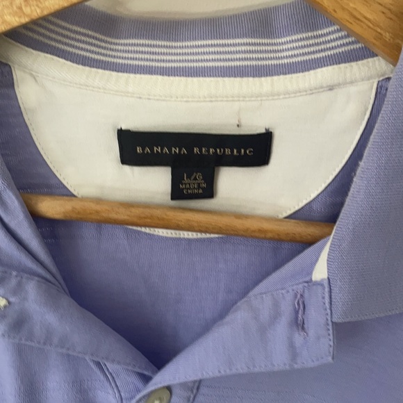 Banana Republic Polo Shirt Size Large - Picture 2 of 5